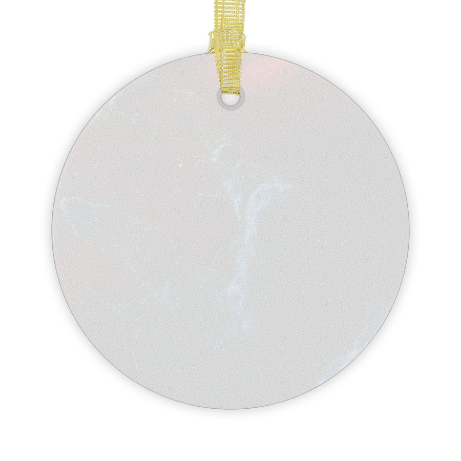 James Webb Pillars of Creation glass Christmas ornament, space telescope image (view 2)