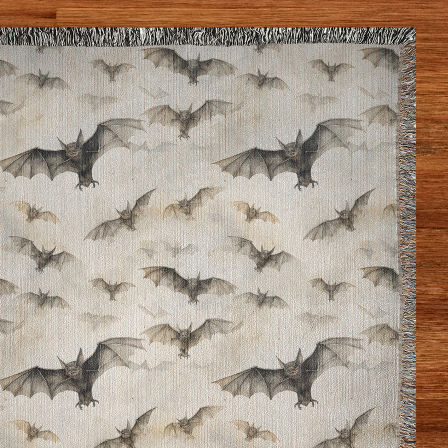 Bat Blanket Halloween Blanket Woven Tapestry