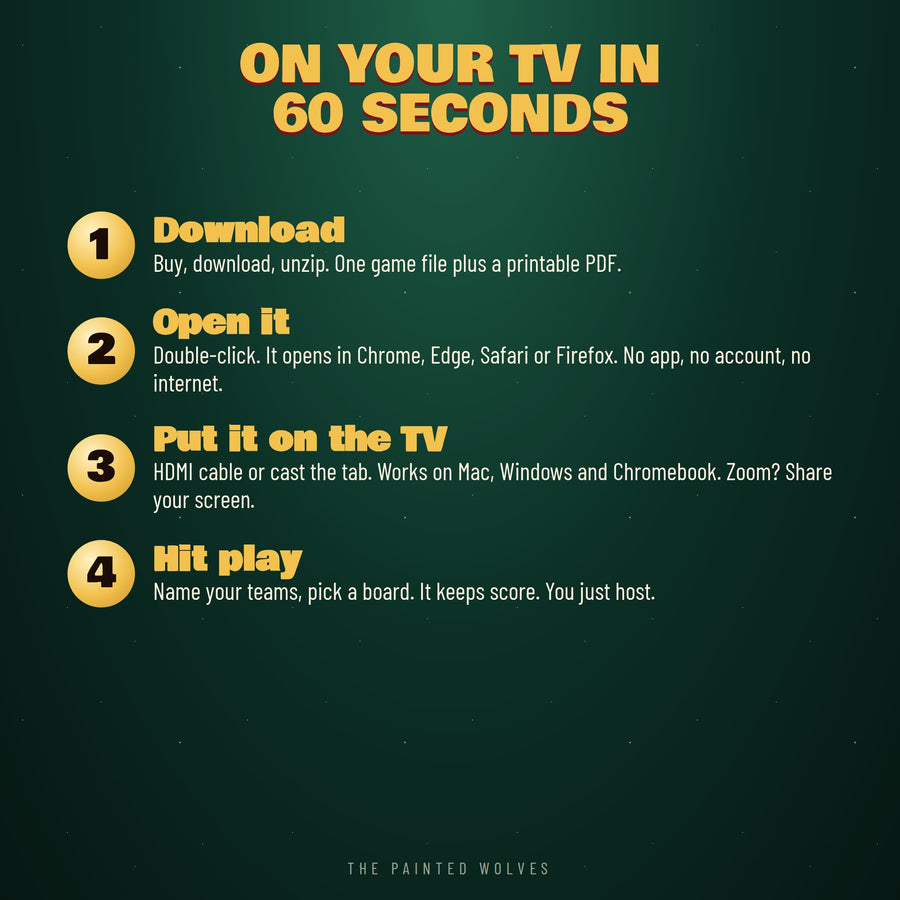 Christmas Trivia Showdown TV Game Show | Digital Download