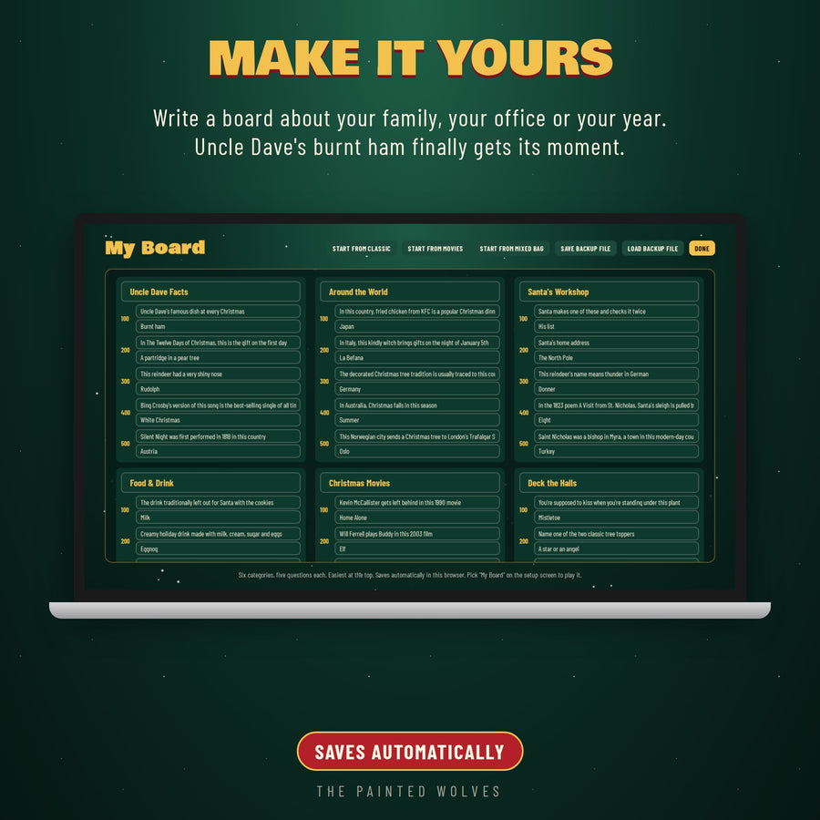 Christmas Trivia Showdown TV Game Show | Digital Download