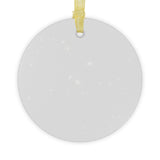 James Webb First Deep Field glass Christmas ornament, space telescope image (view 2)