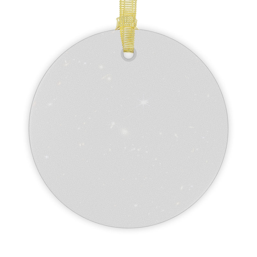 James Webb First Deep Field glass Christmas ornament, space telescope image (view 2)