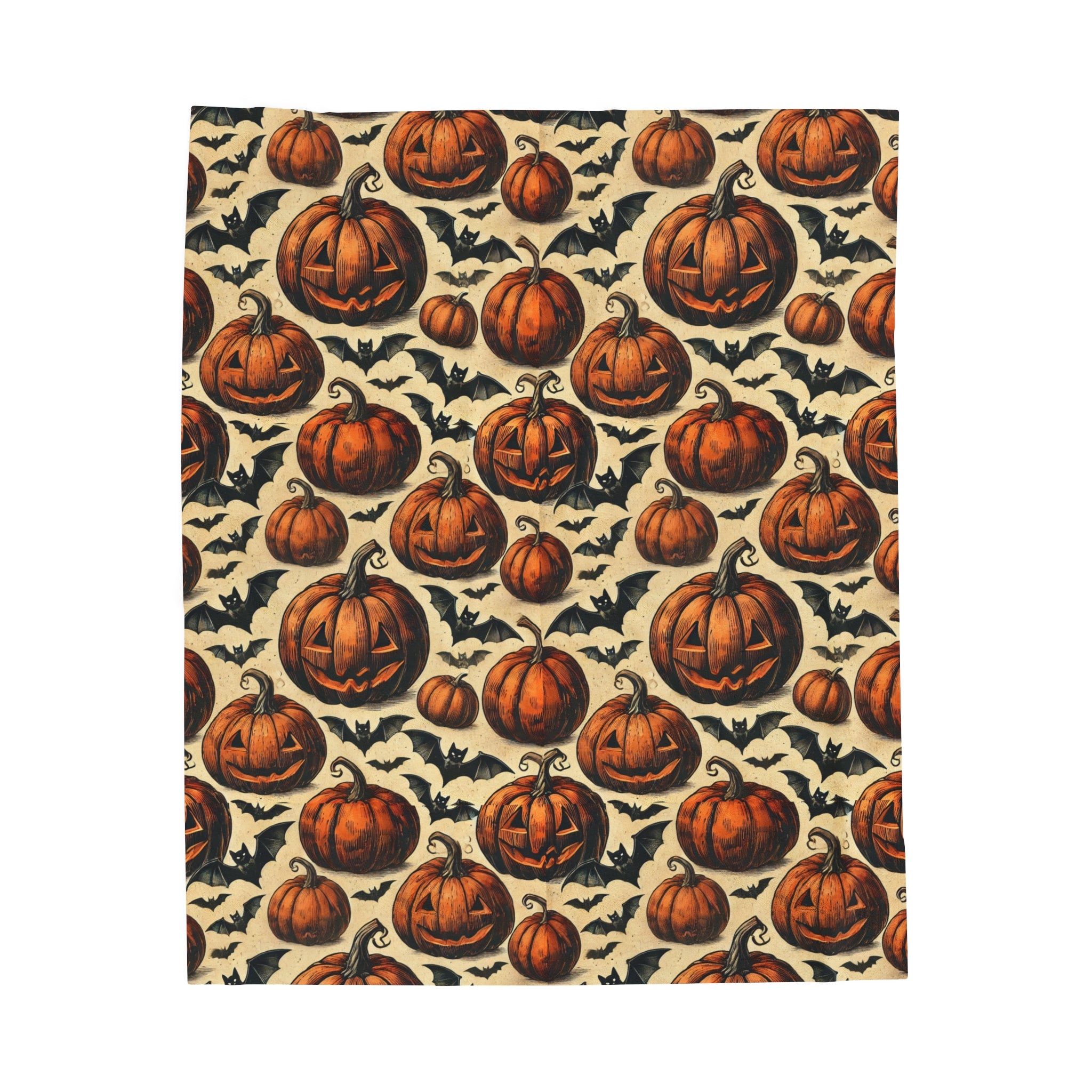 Spooky Night Halloween deals Ghost Pumpkin Bat Throw Blanket