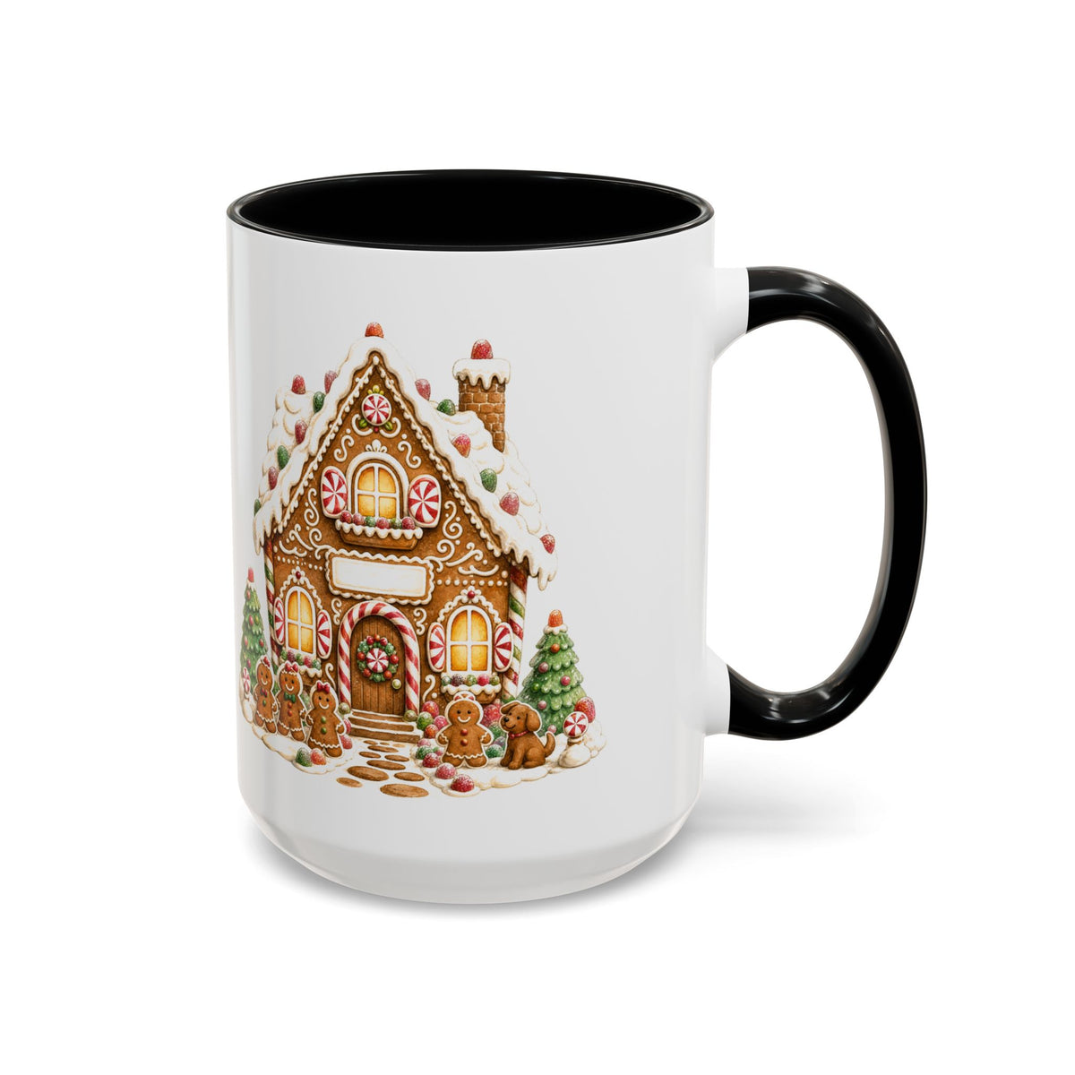 Personalized Gingerbread House Mug, Family Name Christmas Mug | Custom Est. Year Gift