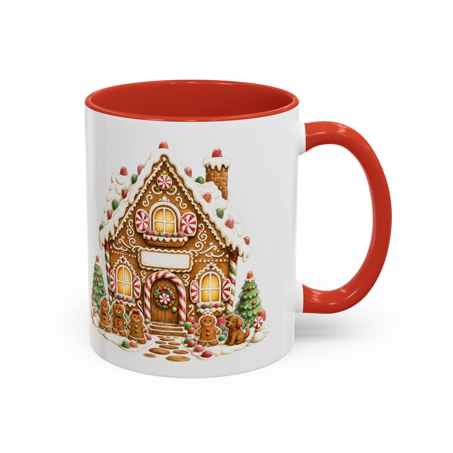 Personalized Gingerbread House Mug, Family Name Christmas Mug | Custom Est. Year Gift