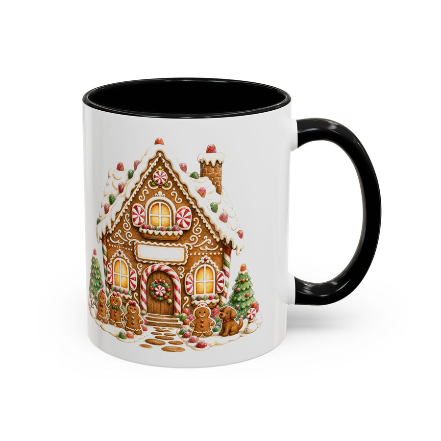 Personalized Gingerbread House Mug, Family Name Christmas Mug | Custom Est. Year Gift