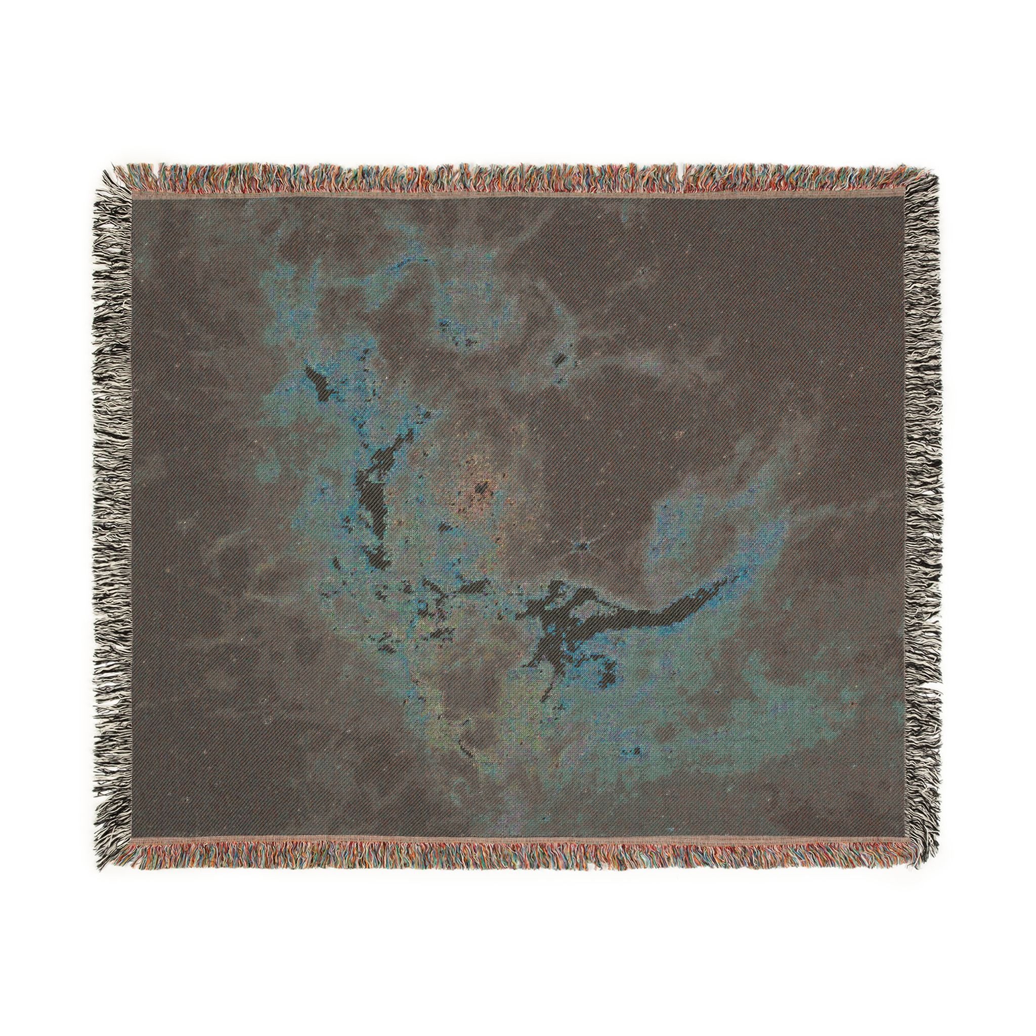 NASA James Webb Telescope Tarantula Nebula Woven Cotton Blanket & Space Tapestry