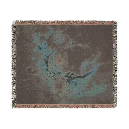 NASA JWST Tarantula Nebula Woven Blanket