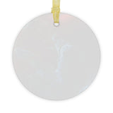 James Webb Pillars of Creation glass Christmas ornament, space telescope image (view 2)