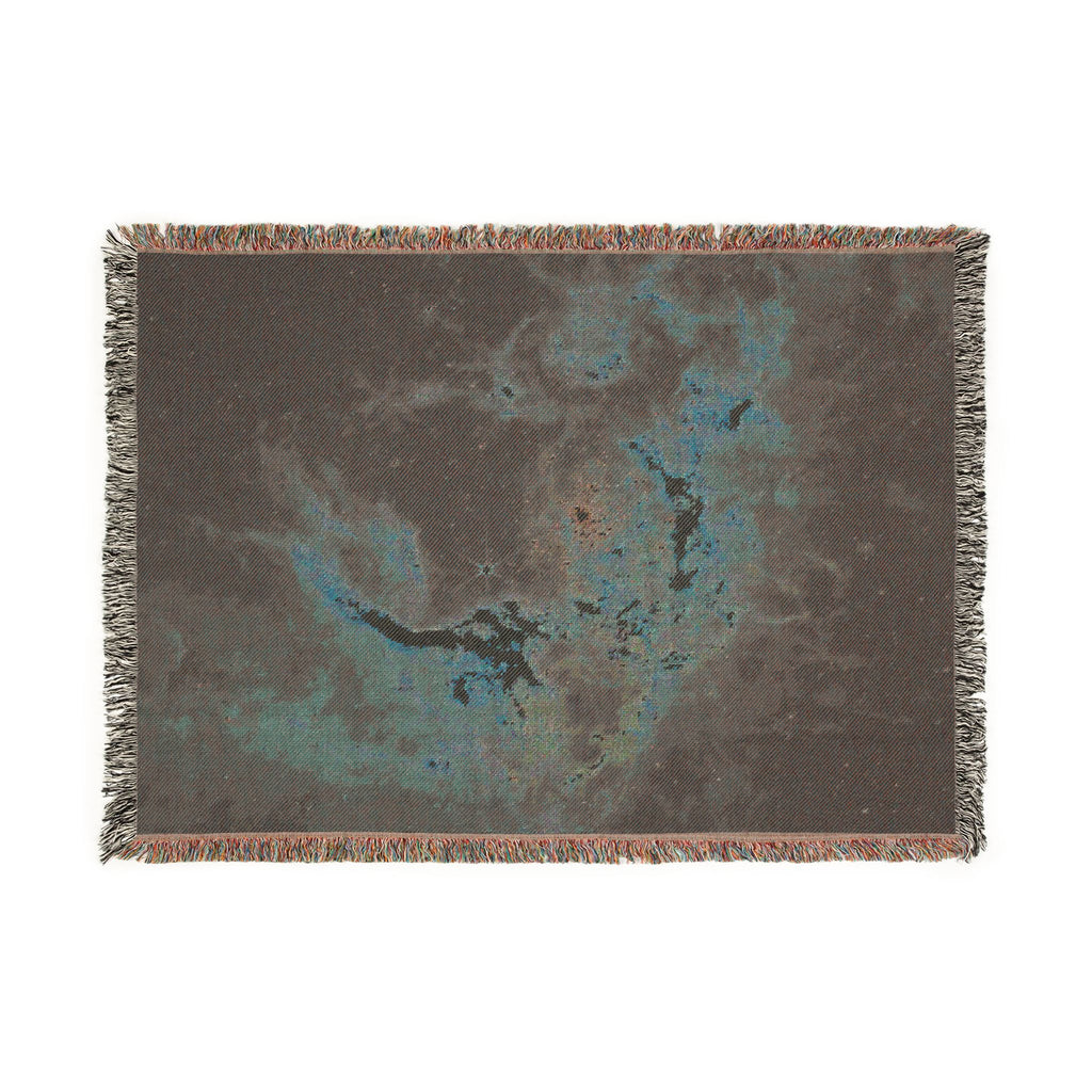 NASA James Webb Telescope Tarantula Nebula Woven Cotton Blanket & Space Tapestry