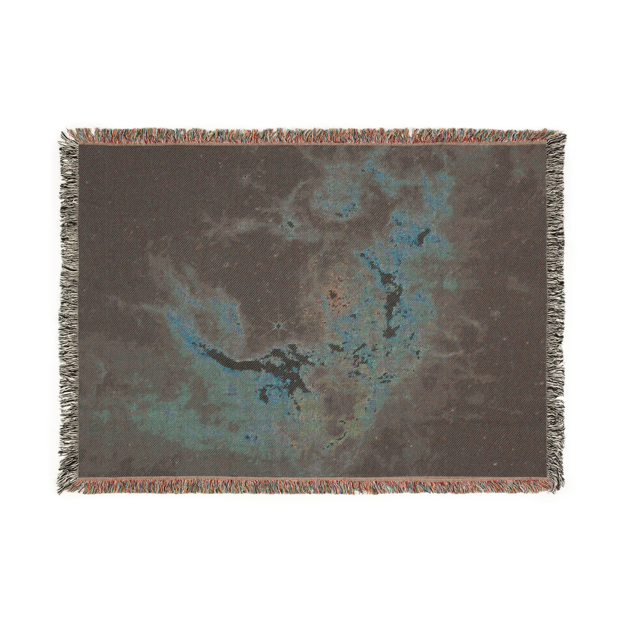 NASA James Webb Telescope Tarantula Nebula Woven Cotton Blanket & Space Tapestry