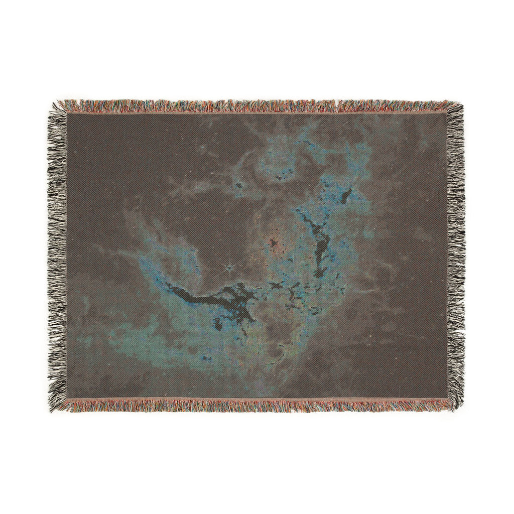 NASA James Webb Telescope Tarantula Nebula Woven Cotton Blanket & Space Tapestry