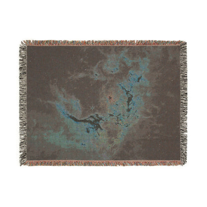 NASA JWST Tarantula Nebula Woven Blanket