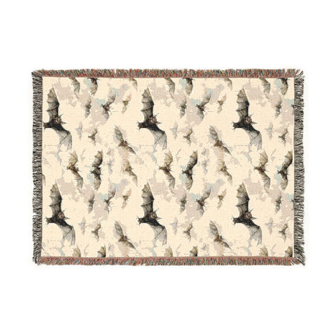 Bat Woven Blanket