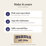 How to personalize your embroidered hat in three steps