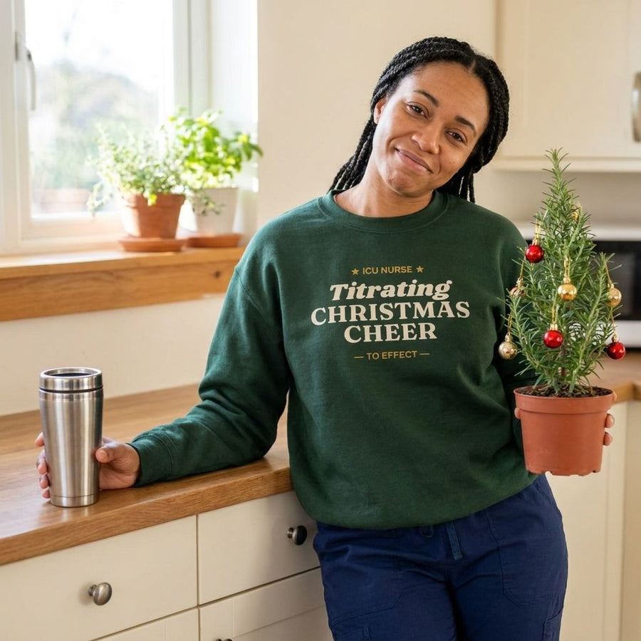 ICU Nurse Christmas Sweatshirt