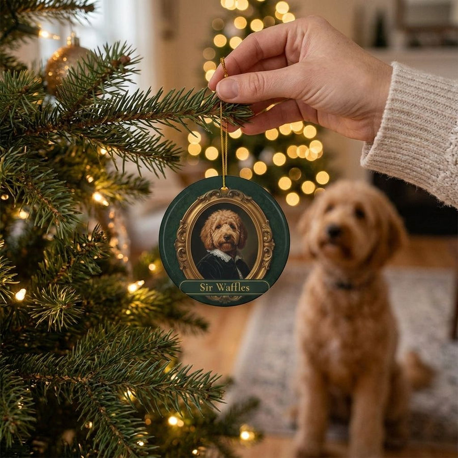 Custom Pet Portrait Ornament
