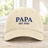 Papa hat in Ivory