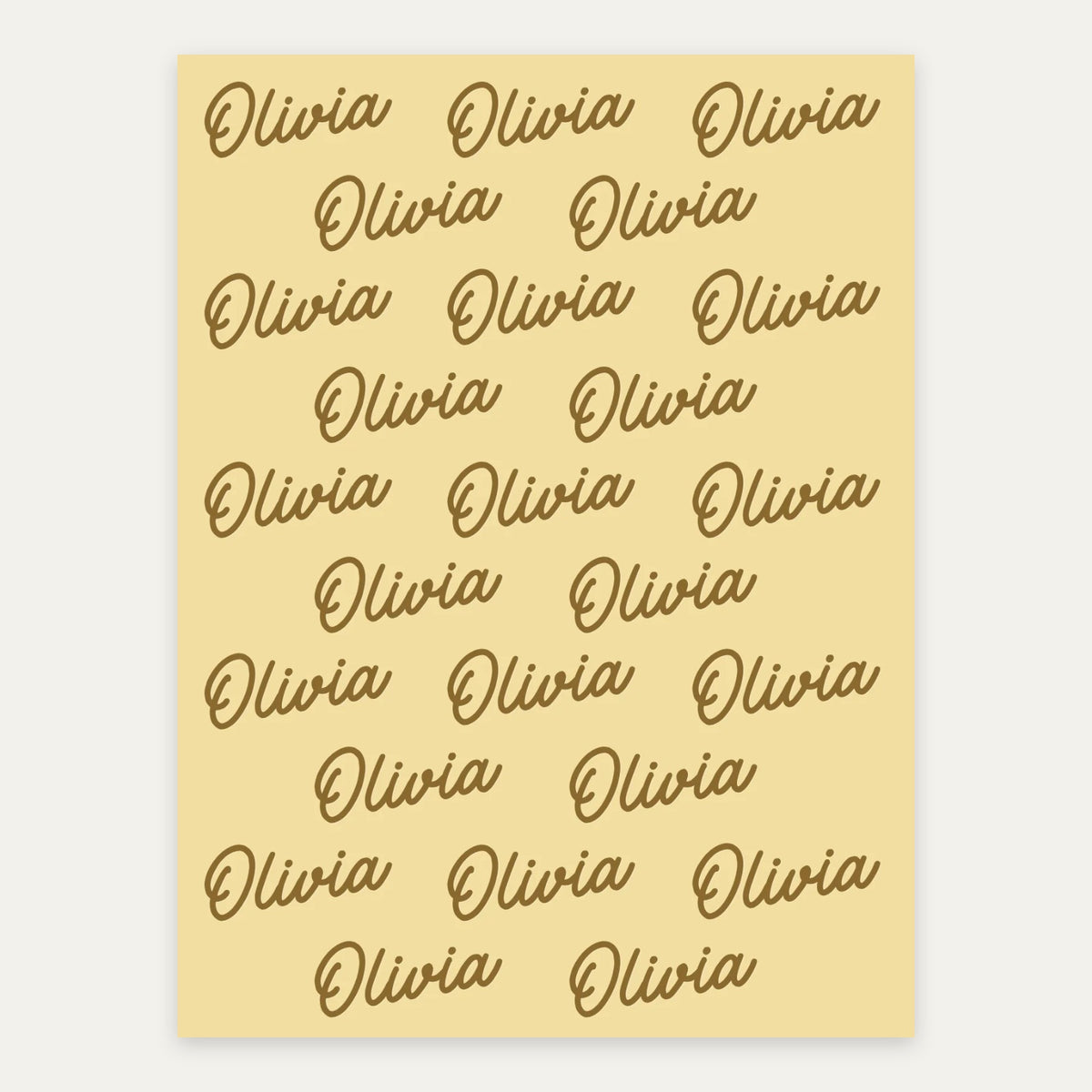Buttercream personalized name blanket