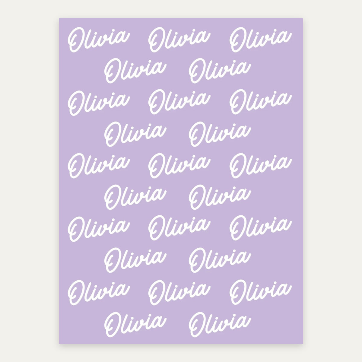 Lilac Dream personalized name blanket