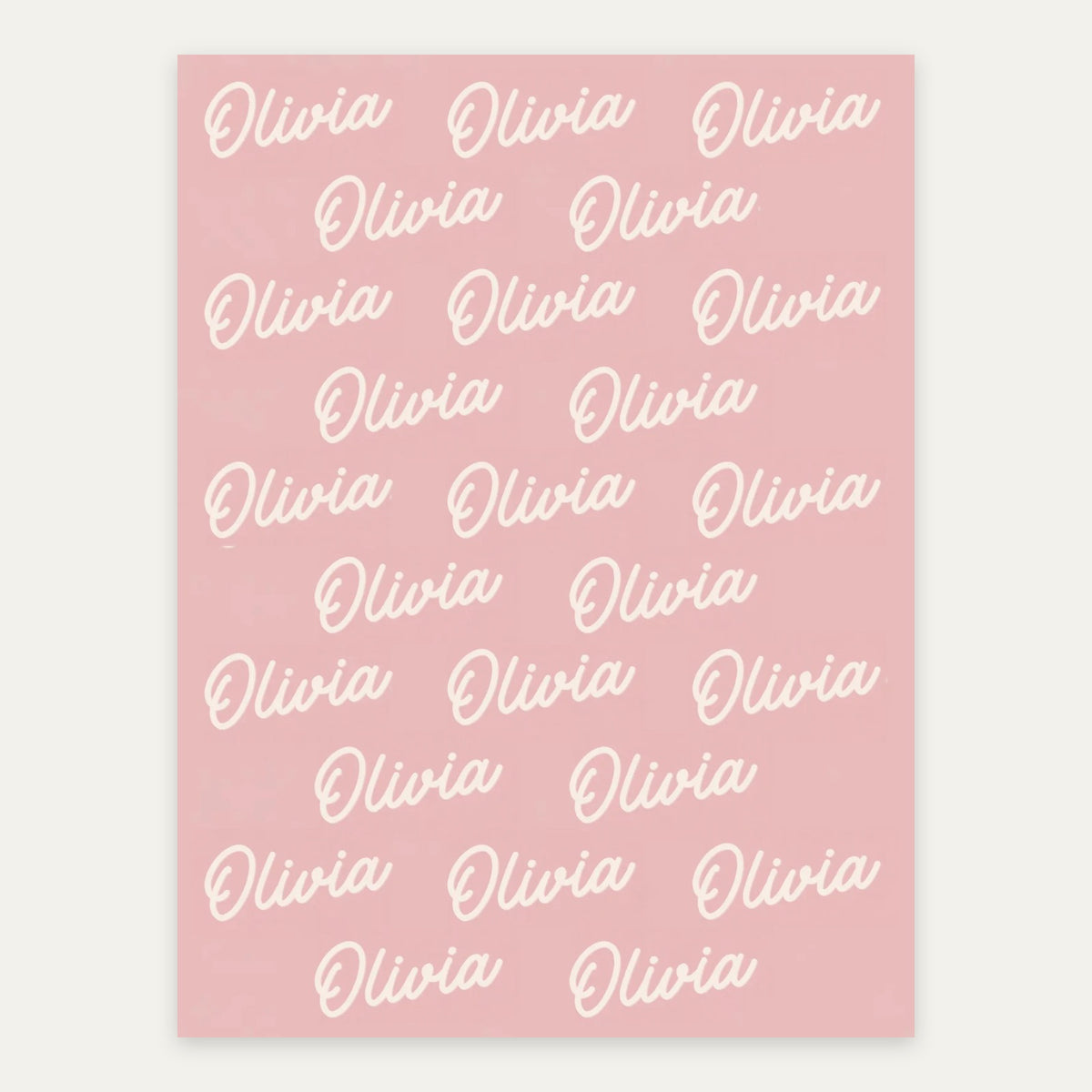 Rose Petal personalized name blanket
