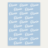 Baby Sky personalized name blanket