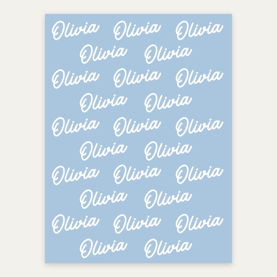 Baby Sky personalized name blanket