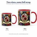 11oz and 15oz mug sizes side by side